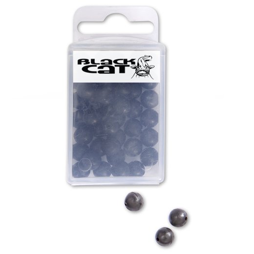 Black Cat Soft Beads 8mm Perlen für Welsmontage Welsperlen Waller Gummiperlen 
