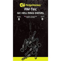 RIDGEMONKEY Tec Quick Change Heli Ring Swivel Size 11