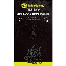 RIDGEMONKEY Tec Mini Hook Ring Swivel